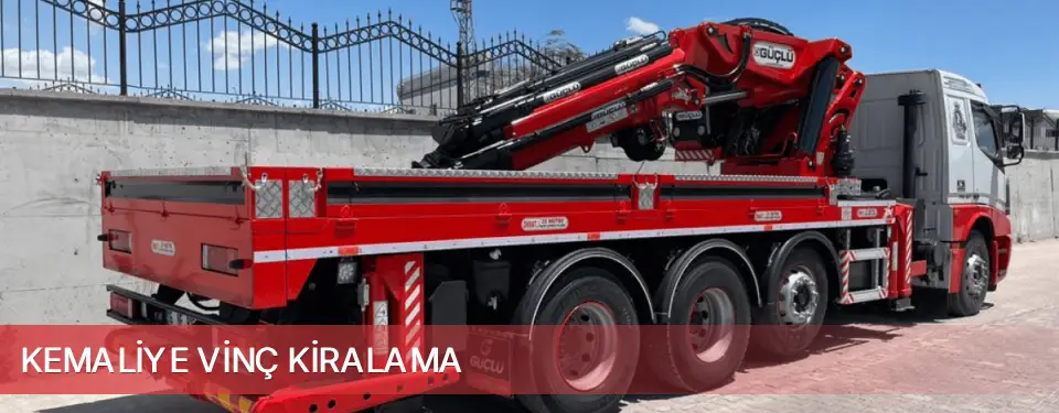 Kemaliye İlçemi Vinç Kiralama
